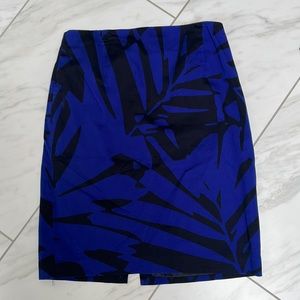 Blue and black Express skirt
